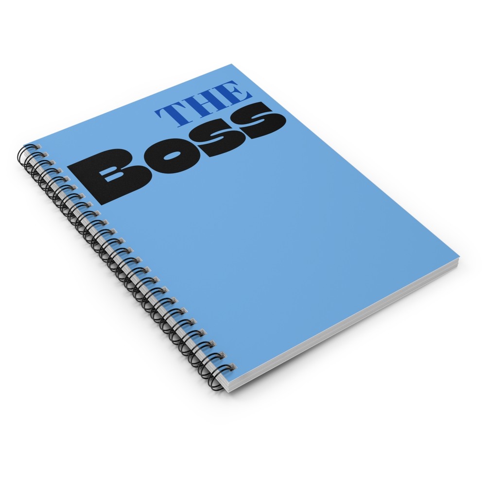 The Boss - Spiral Notebook - Ruled Line