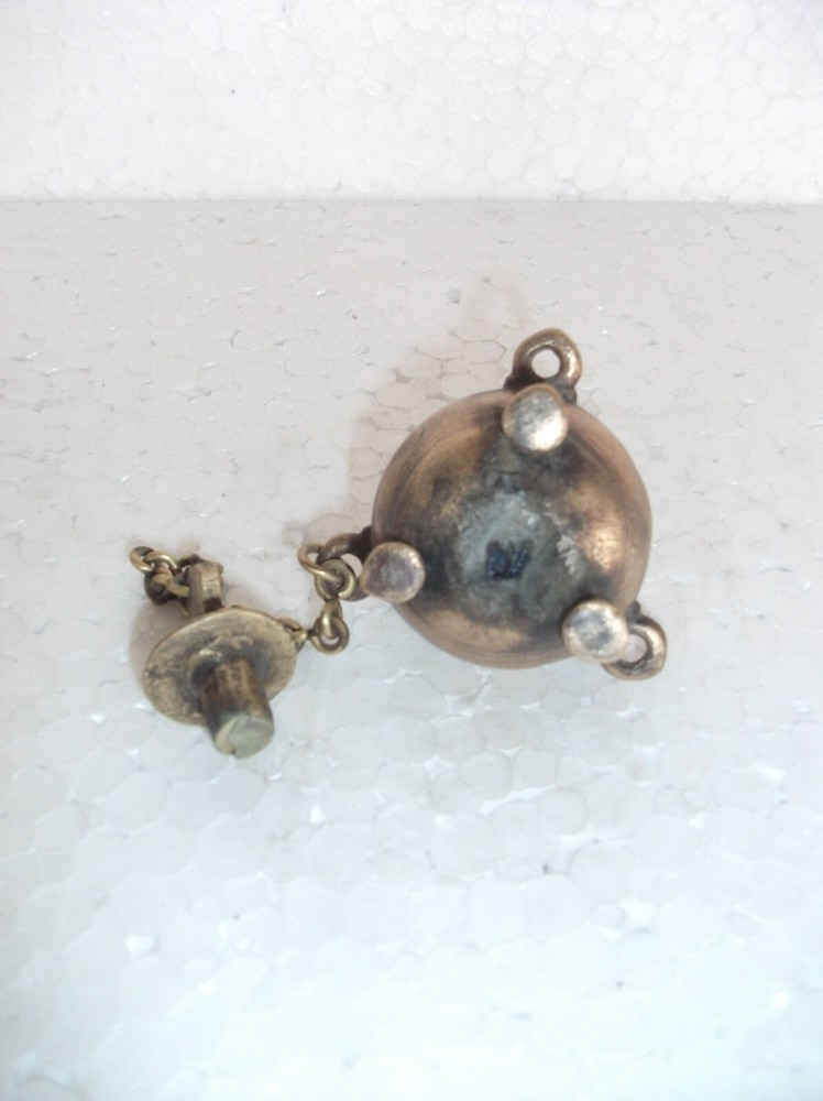 Vintage Brass Unique Shape Handcrafted Fine Quality Solid Inkpot/Well
