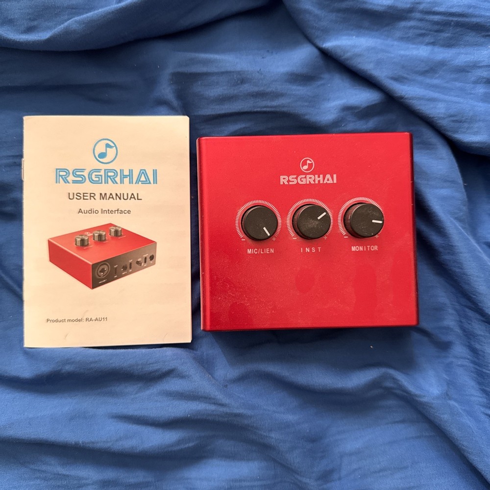 RSGRHAI Audiophile 2x2 USB Audio Interface 