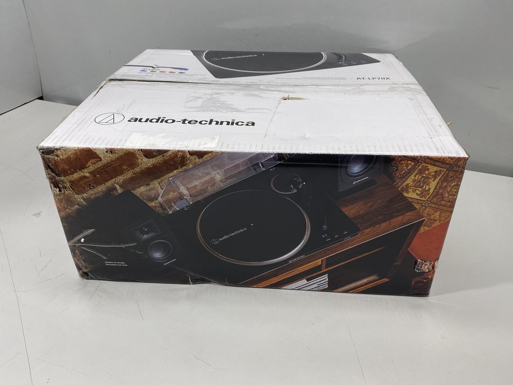 Audio-Technica - Audio Technica AT-LP70X-BG Automatic Turntable - Gray