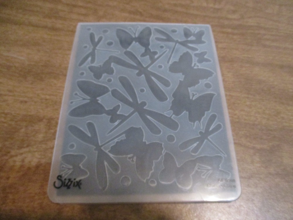 SIZZIX BUTTERFLIES & DRAGONFLIES EMBOSSING FOLDER