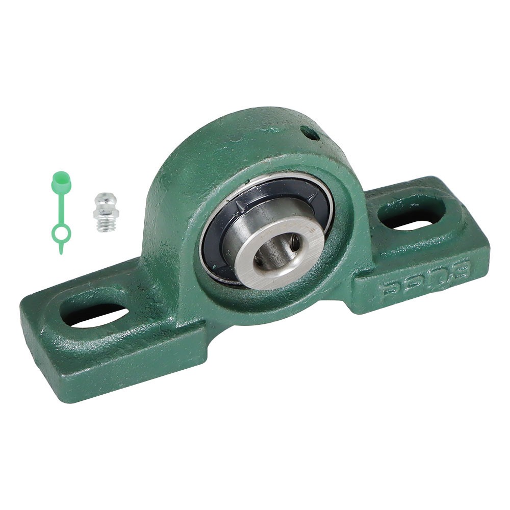 LABLT 4Pcs UCP201-8 1/2" Bore Solid Base Pillow Block Bearing Aligning 2 Bolt