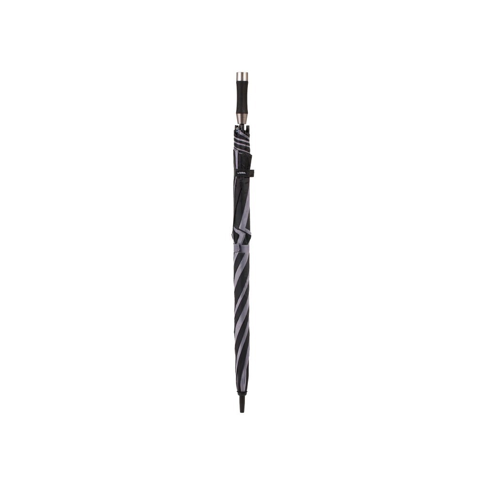 Auto Open Windproof Golf Umbrella with Vent Technology Sun Protection Black Gray
