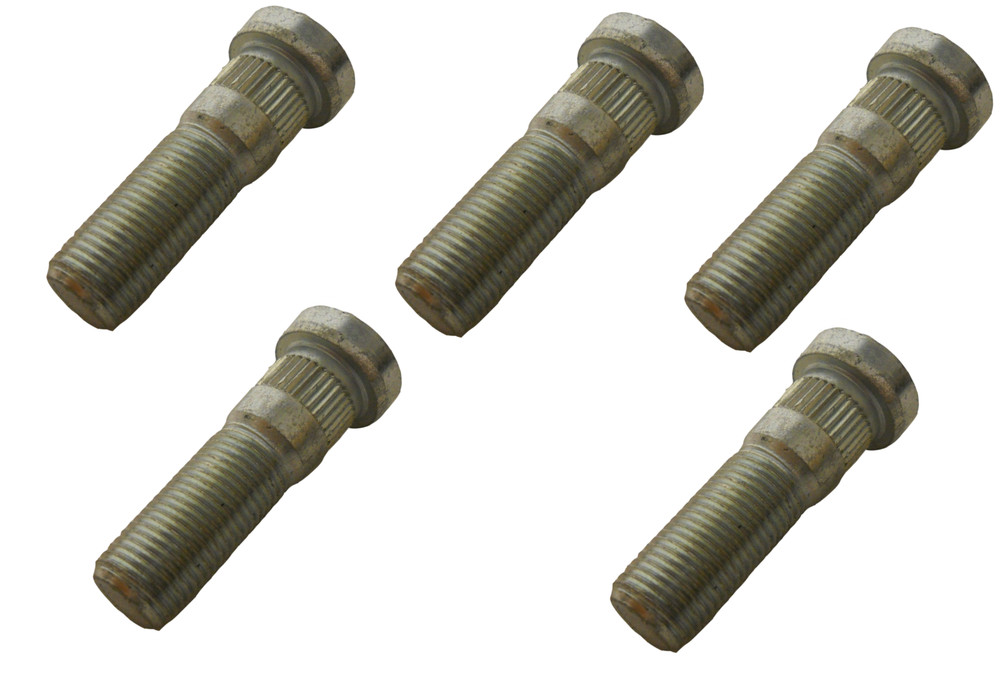 FIVE - UFP 1/2"-20 x 2" Press-In Trailer Wheel Stud Boat Replacement Repair Hub