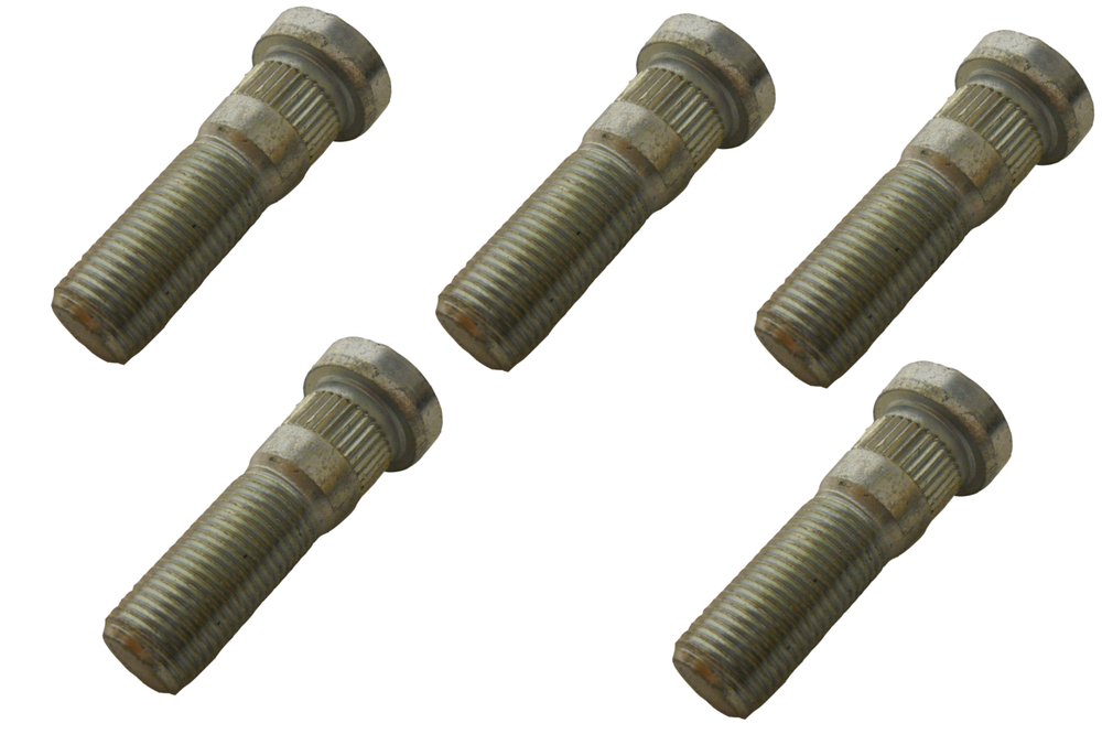 FIVE - UFP 1/2"-20 x 2" Press-In Trailer Wheel Stud Boat Replacement Repair Hub