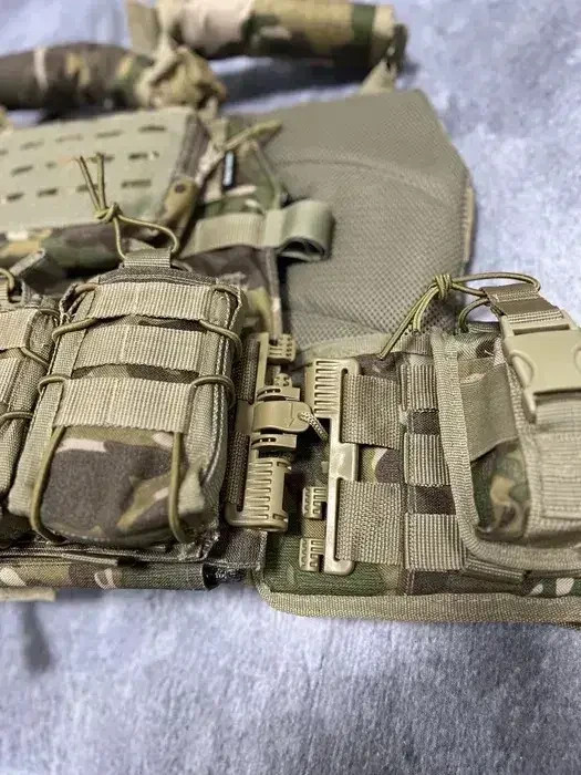 plate carrier double quick release tactical multicam 4-point Multicam 💛💙
