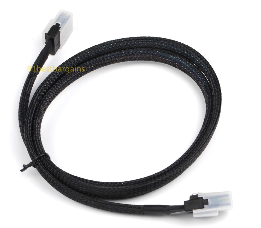 2pcs Internal Mini SAS 36Pin SFF-8087 to 36Pin SFF-8087 SAS Data Server Cable 1M