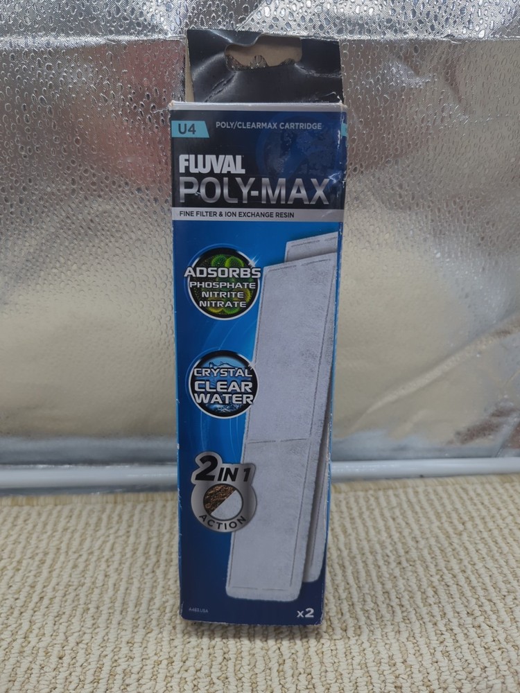 Fluval U4 Poly/Clearmax Cartridge 2 Pack