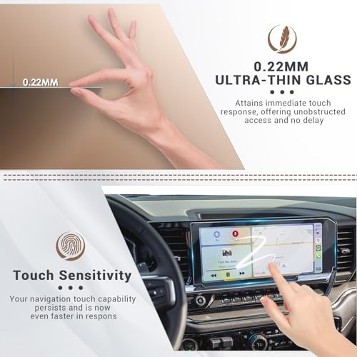 3 Pack Screen Protector for Silverado 2022 2023 2024 2025 Chevy Silverado