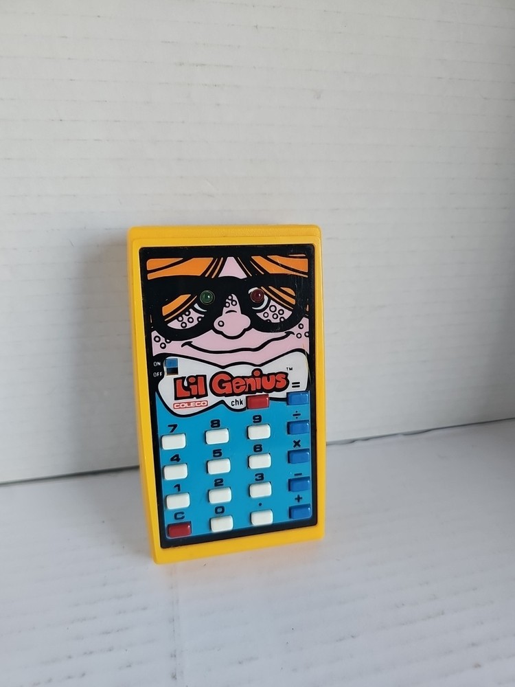 1978 Coleco Lil Genius Electronic Learning Calculator #2000 Tested Works
