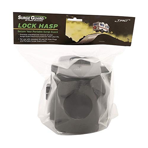 Technology Research 34590 Surge Guard Lock Hasp, Black