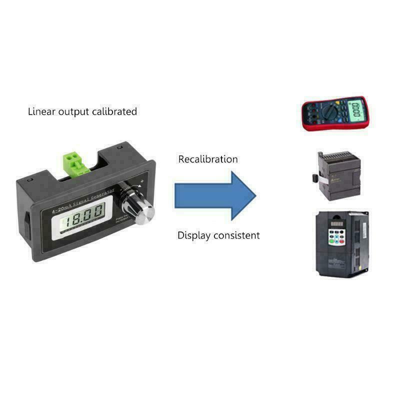 2-wire 4-20mA Current Loop Signal Generator Panel-mounted Current Transducer