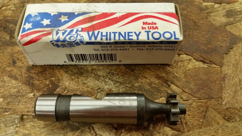 Whitney Tool CO. MFG# 404040 keyway cutter