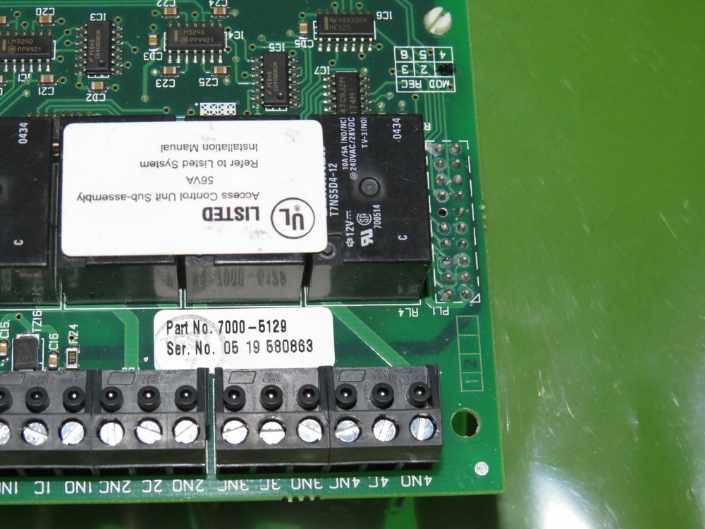 AMAG TECHNOLOGY 7000-5129 I/O MODULE MULTINODE INPUT/OUTPUT BOARD 4000-4178