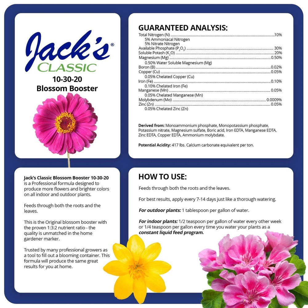 Jack's Classic 10-30-20 Blossom Booster