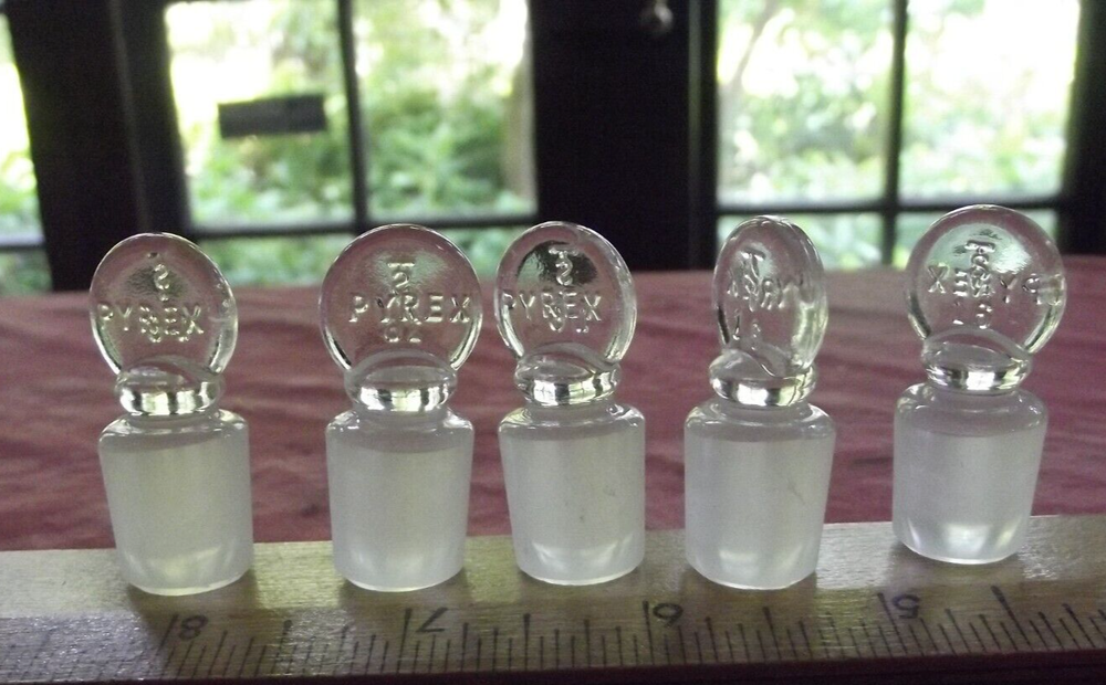Pyrex # 16 Penny Head Ground Glass Stopper new