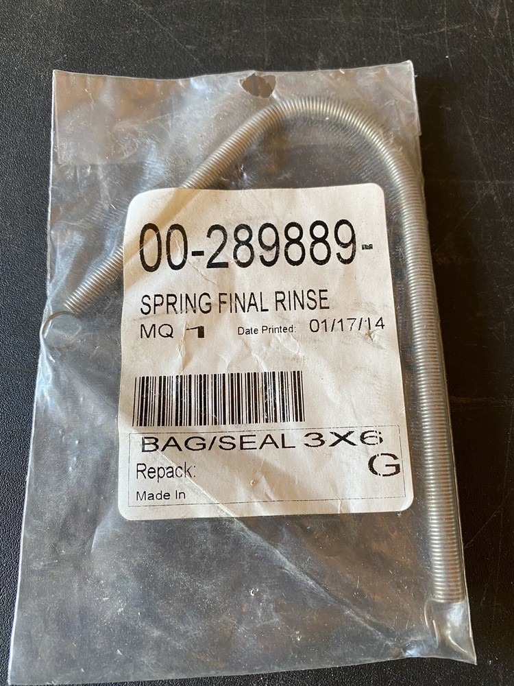 (IB25) 00-289889 Hobart Final Rinse Spring