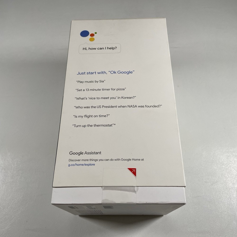 Google Home Voice Activated Speaker Google Assistant 2017 New Sealed