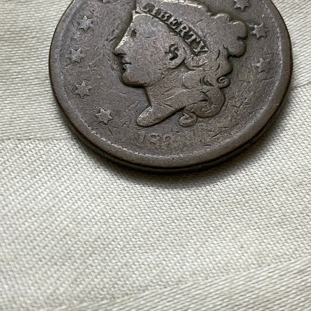 1838 Copper Coronet Head Large Cent