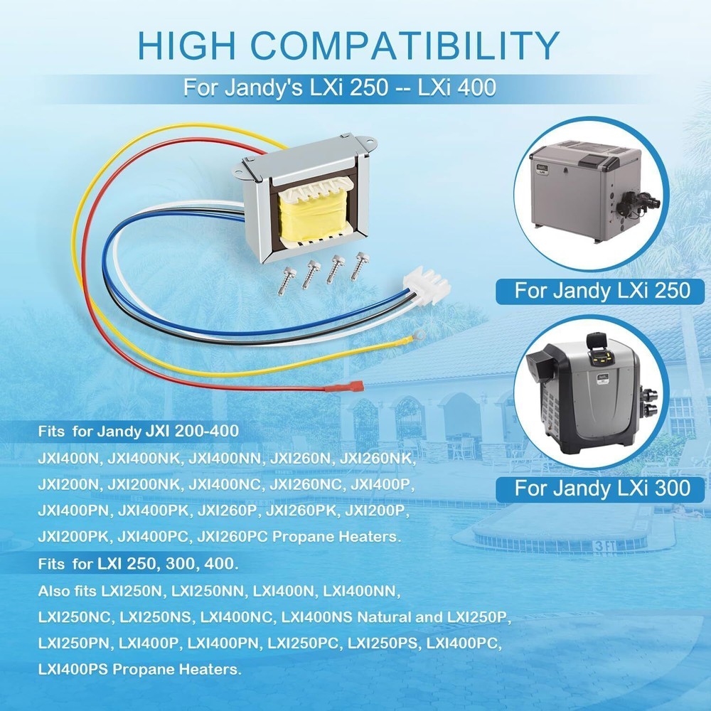 For Zodiac Jandy Heater Transformer R0456300 LXi Low NOx Pool Heater 250 300 400