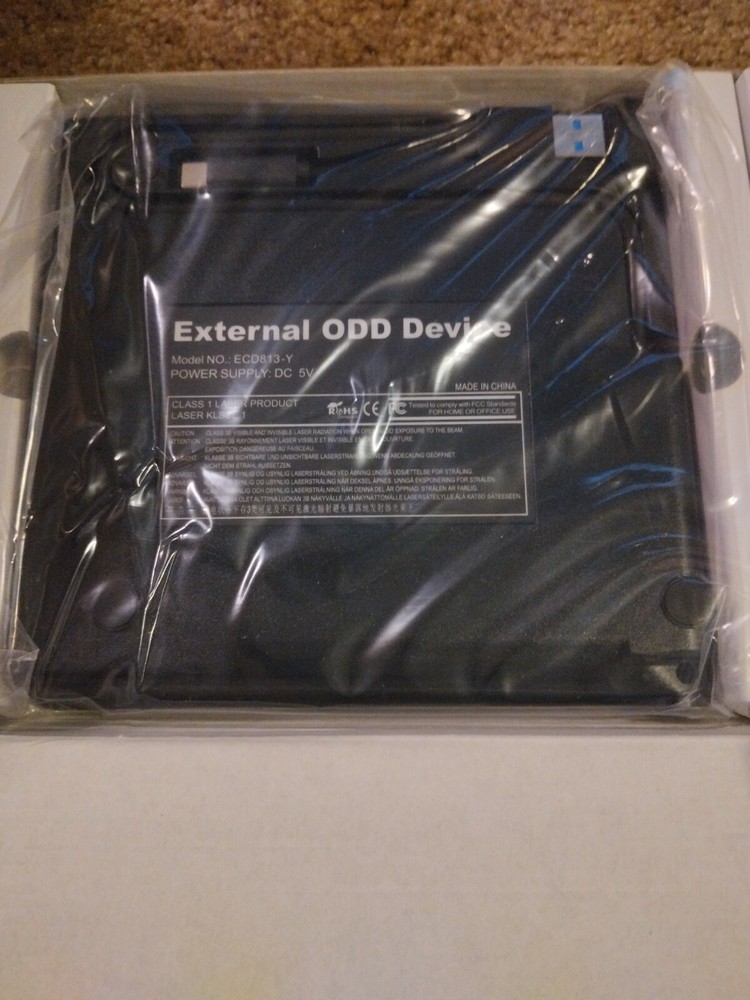 External DVD Optical Disc Driver | CD+DVD Read and Burn | DVD Rewritable