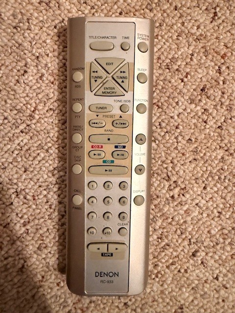 USED- DENON personal component system UD-M50 & MISSION SPEAKER SYSTEM MS- 50