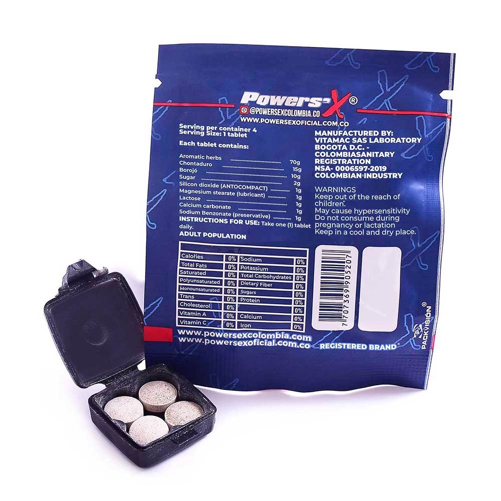 PowersX Blue & Pink Pill High Sexual Libido Performance Supplement Stamina