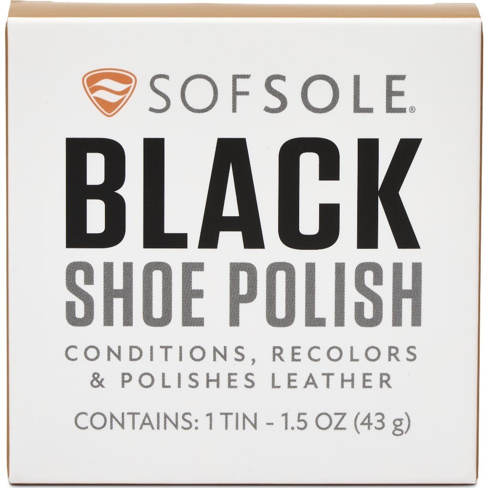 Black Shoe Polish 1.5 oz