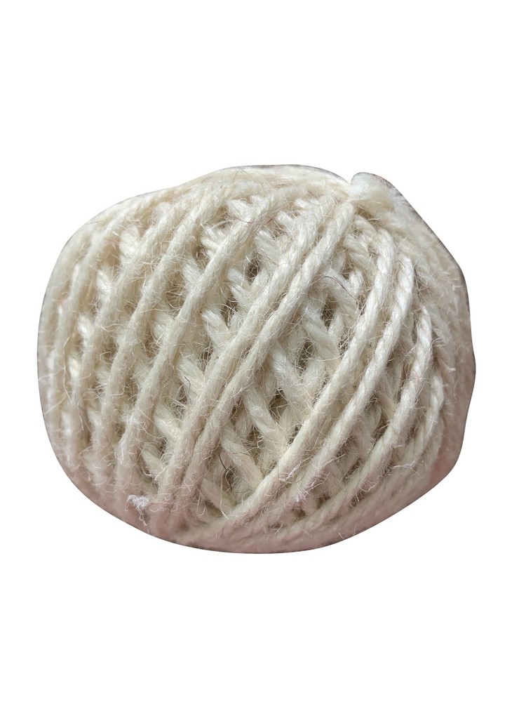 (4 pack) 150' Jute Twine, White,1 Each