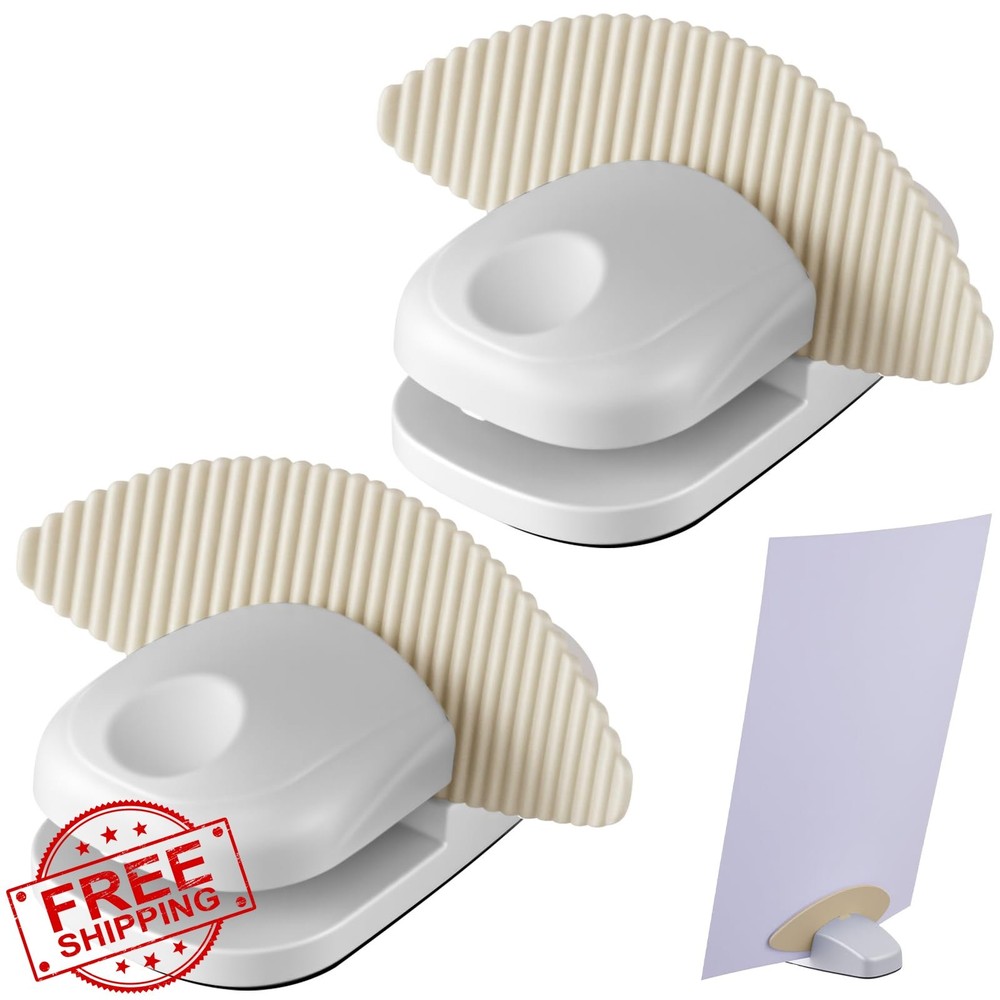 2 Pcs White Paper Holder Stand Document Copy Stand A4