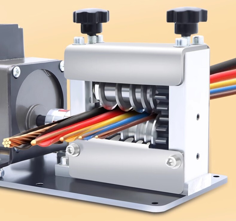 220V 25W Wire Stripping Machine Tools +3 Spare Blade for Stripping Range 1-30m㎡