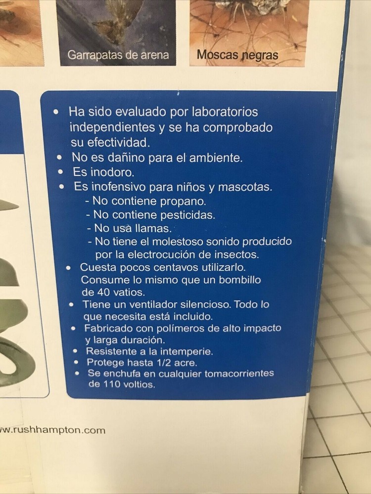 MOSQUITO CATCHER RUSH HAMPTON 61005 NEW OPEN BOX
