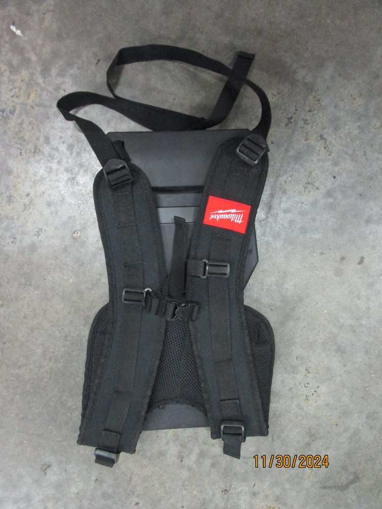 Milwaukee Tools Backpack Concrete Vibrator Frame Only