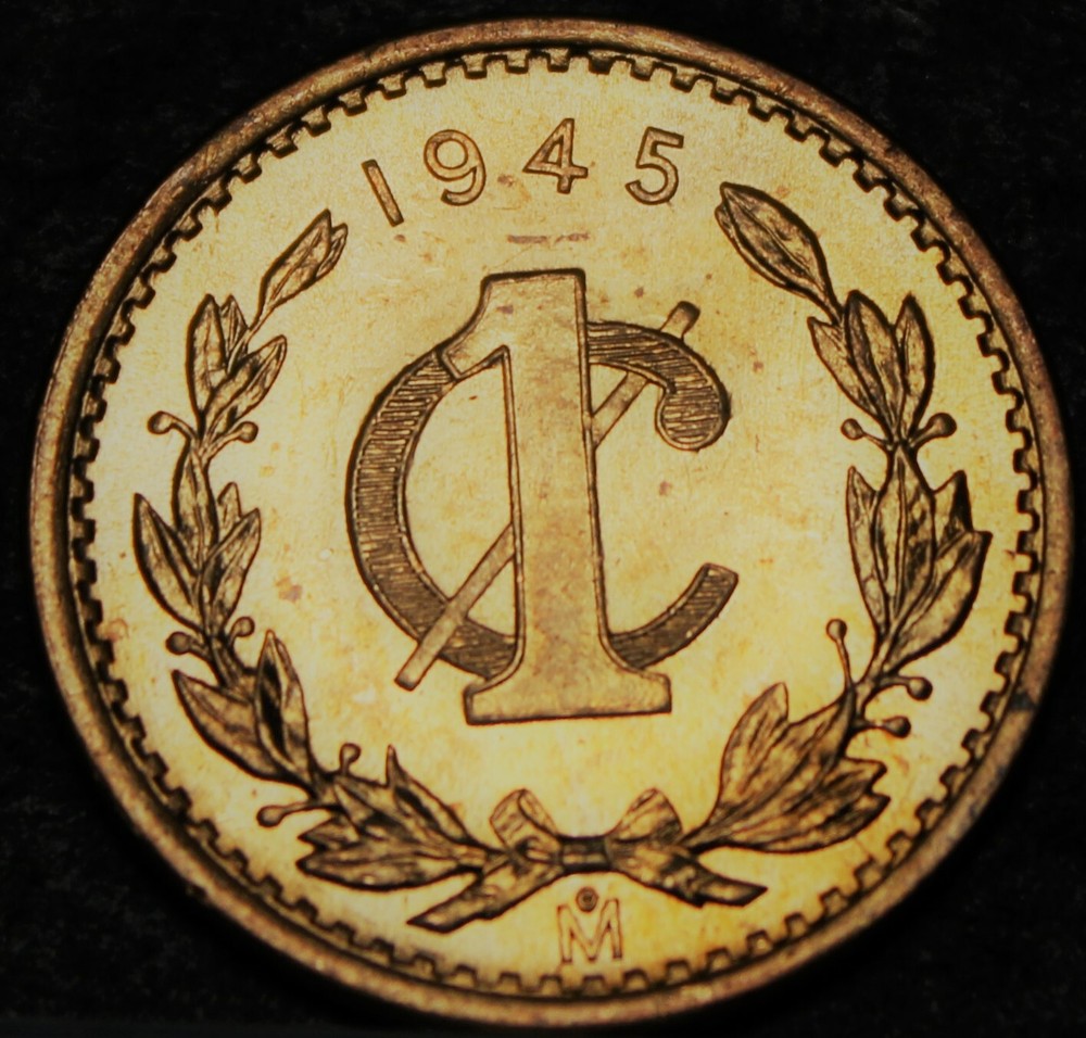 Mexico Centavo, 1945-MO Gem Unc~Awesome~Free Shipping