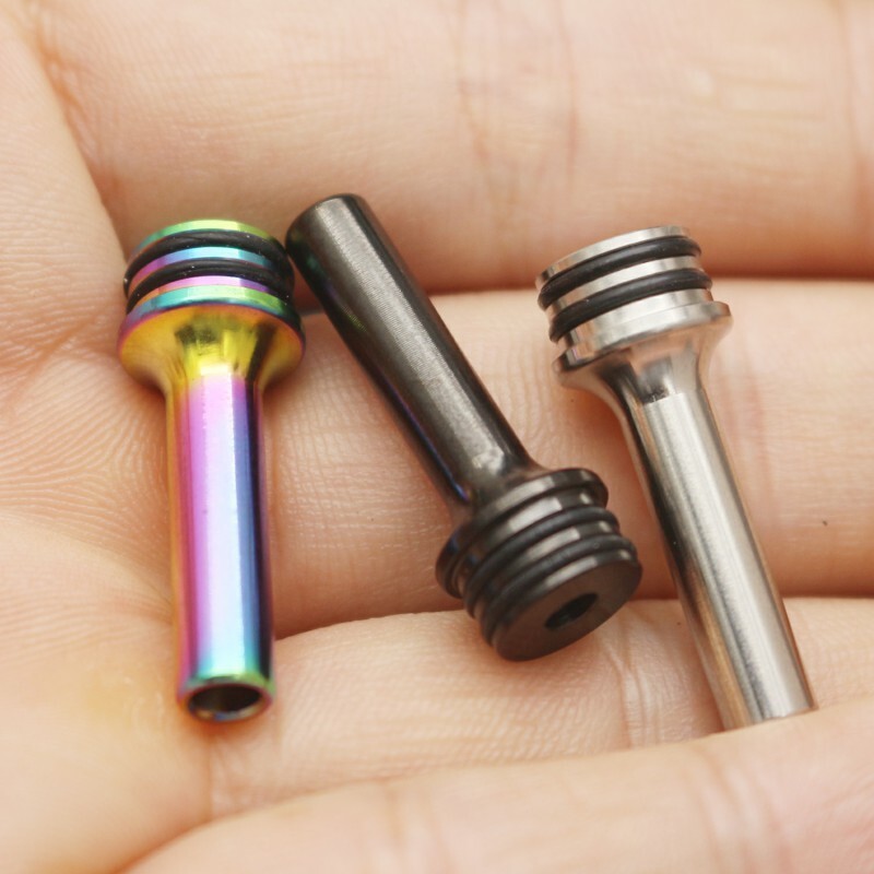 510 Drip Tip Nozzle Stainless Steel Extended Interface Universal 3pcs