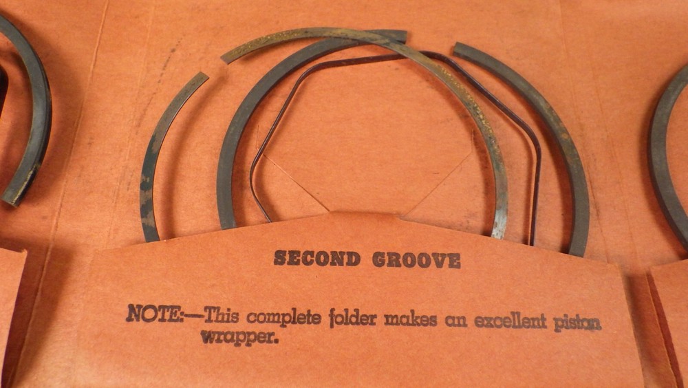 NOS Ramco Piston Ring Set Flathead Ford V8 3-1/16" STD 3 Groove