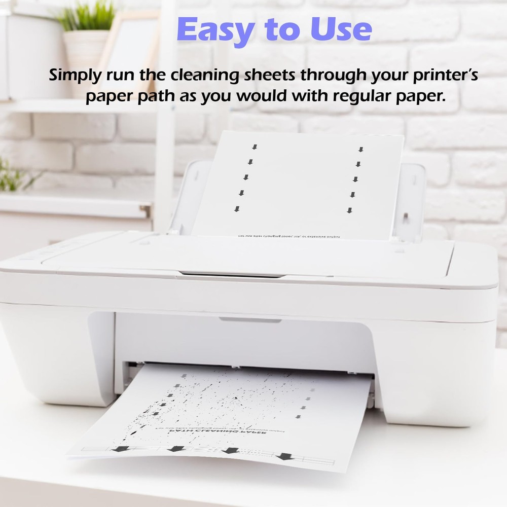 15 Printer Cleaning Sheets for Laser & Inkjet Copiers and Fax Rollers