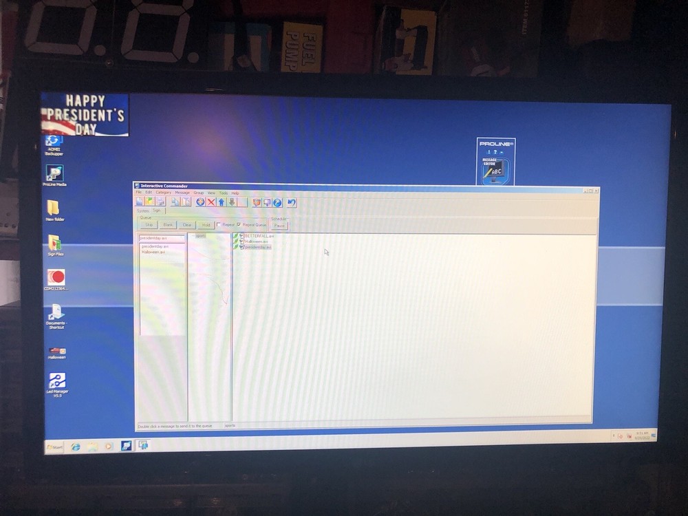 Proline 7 Remote FairPlay Scoreboard Trans-Lux 06-0060-10 Version 900