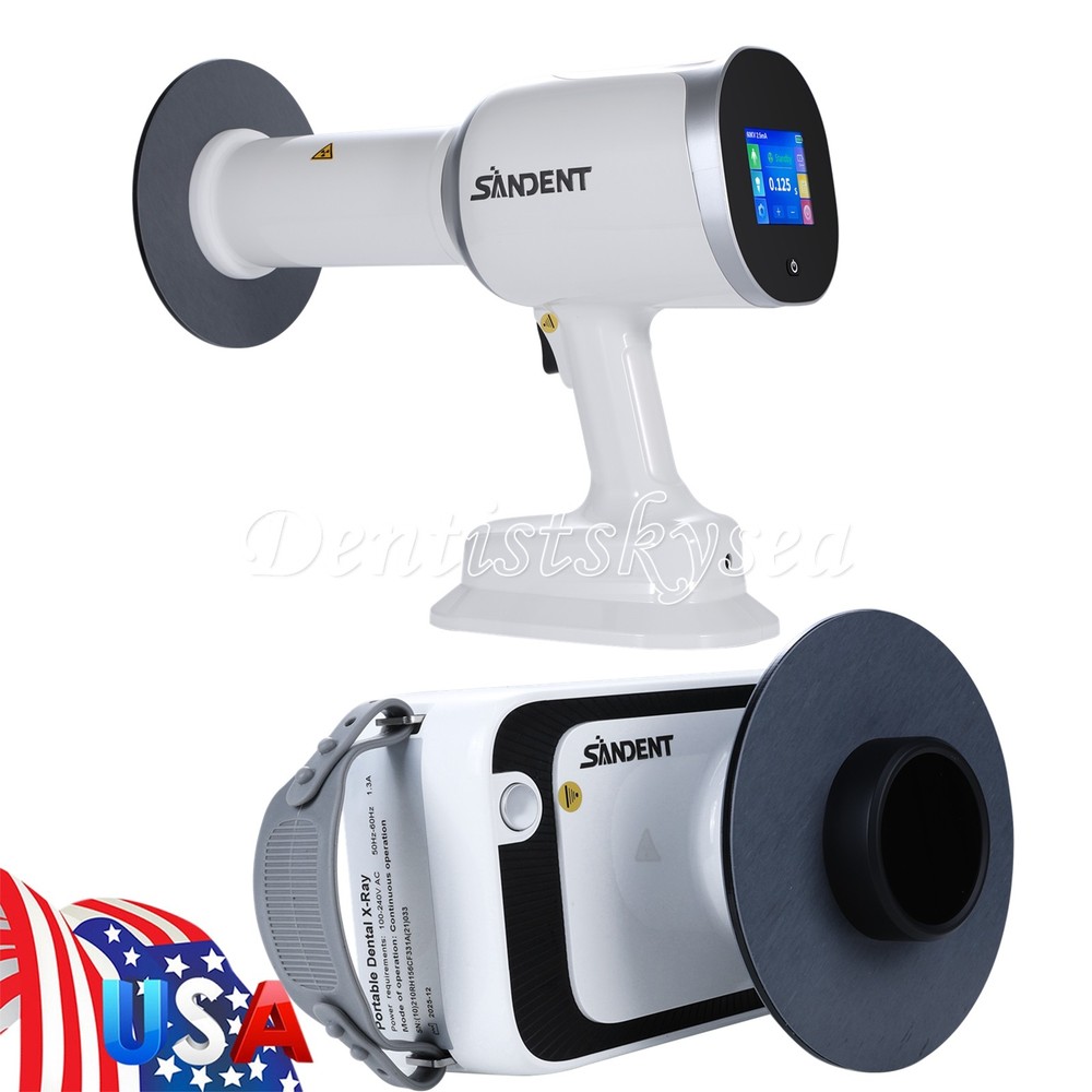 Dental X Mobile Unit System Ray Digital Machine High Frequency with Shield