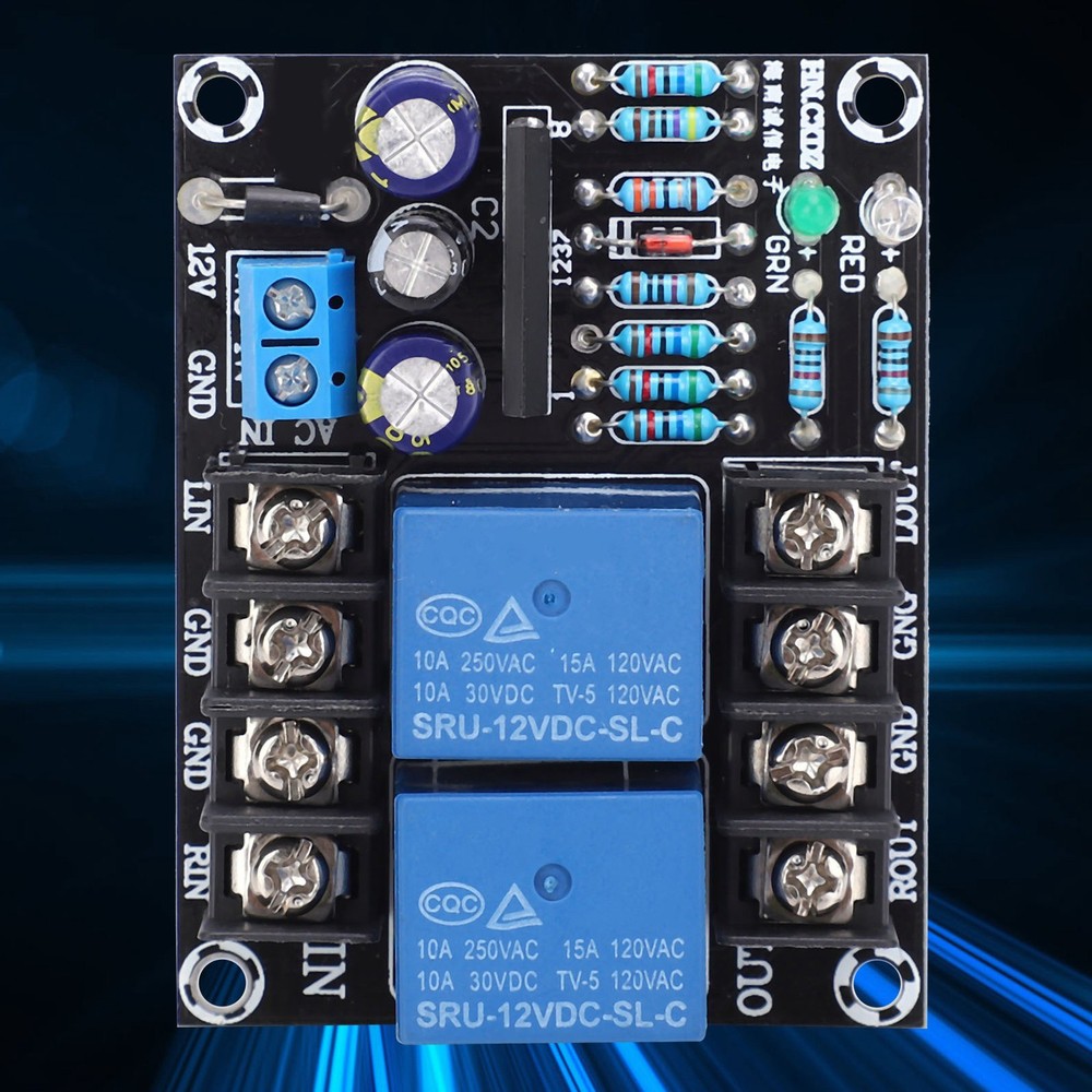 Speaker Protection Board DualChannel Voltage Regulator Delay Module AC1215V