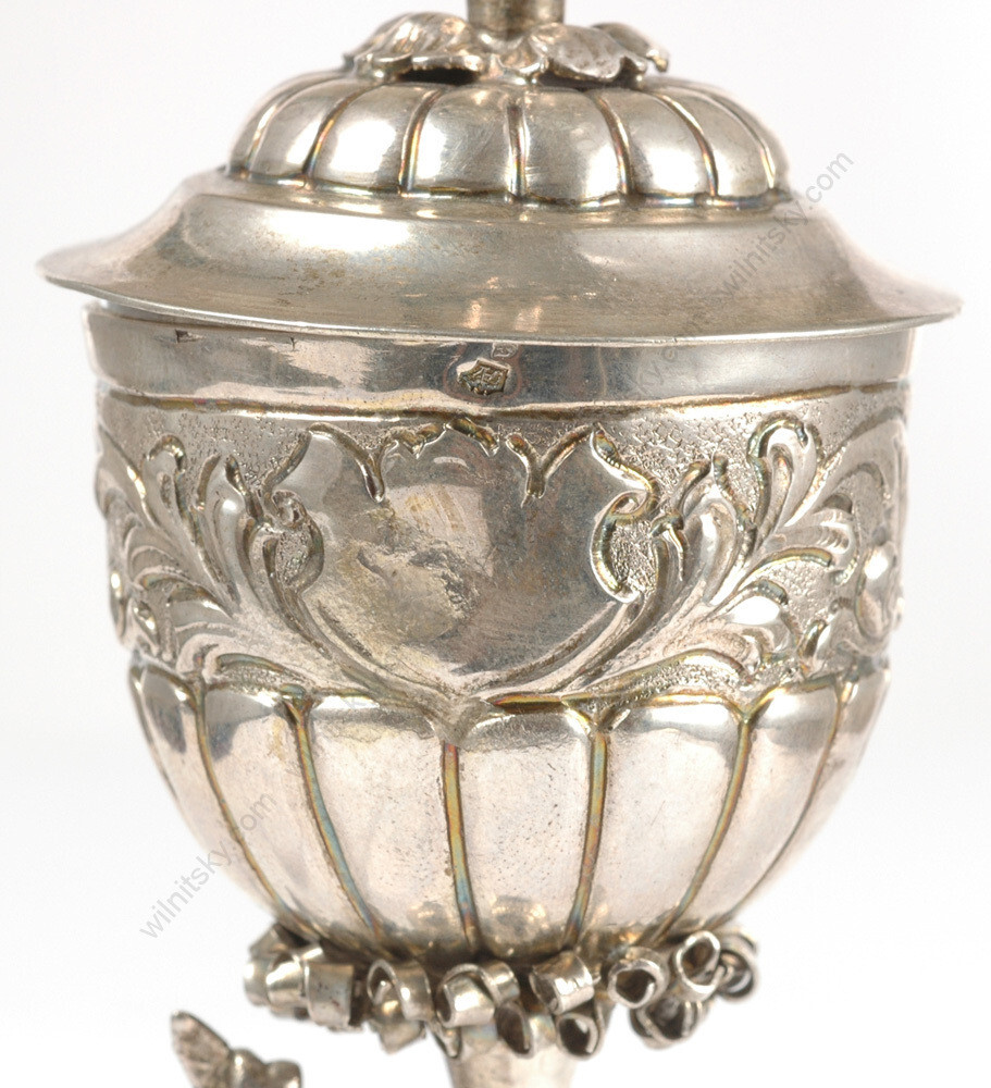 "German silver cup in Baroque style" 19th century