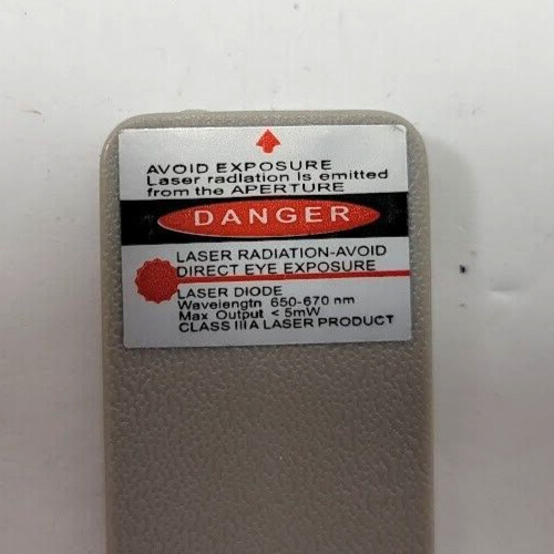 Rare promotional Microsoft Class 3A laser pointer/torch with case. Works