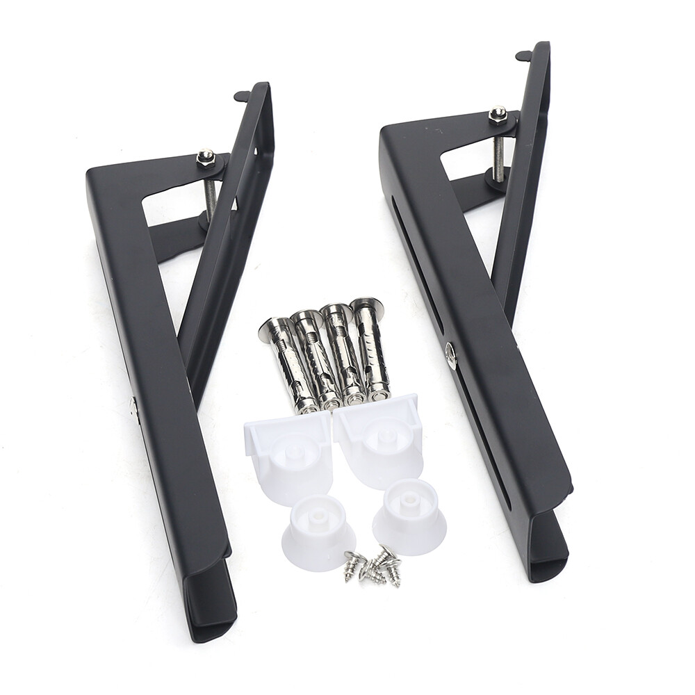 2PCS Foldable Stretch Oven Rack Microwave Oven Stand Kitchen Wall Mount Rack