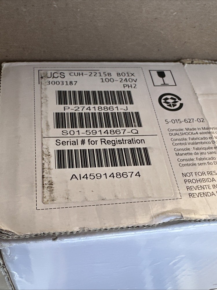 Sony PlayStation PS4 **Empty Box Only**