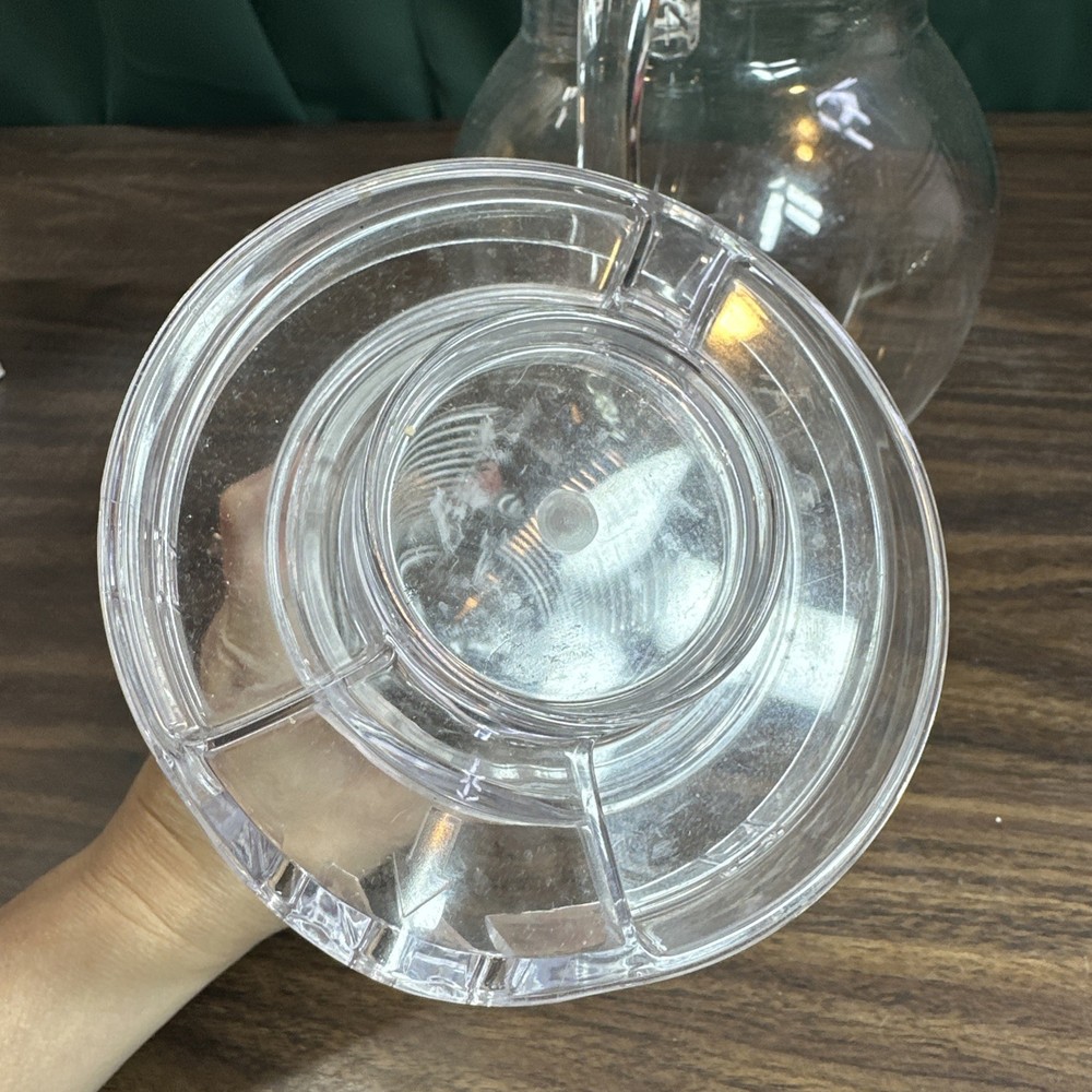 Clear Acrylic 3.5 Qt Pitcher With Fruit Infuser