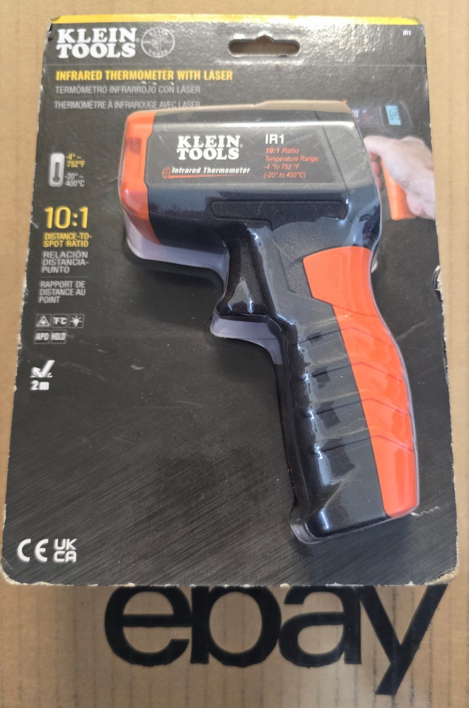 Klein Tools IR1 Infrared Thermometer With Laser                   NEXT DAY SHIP!