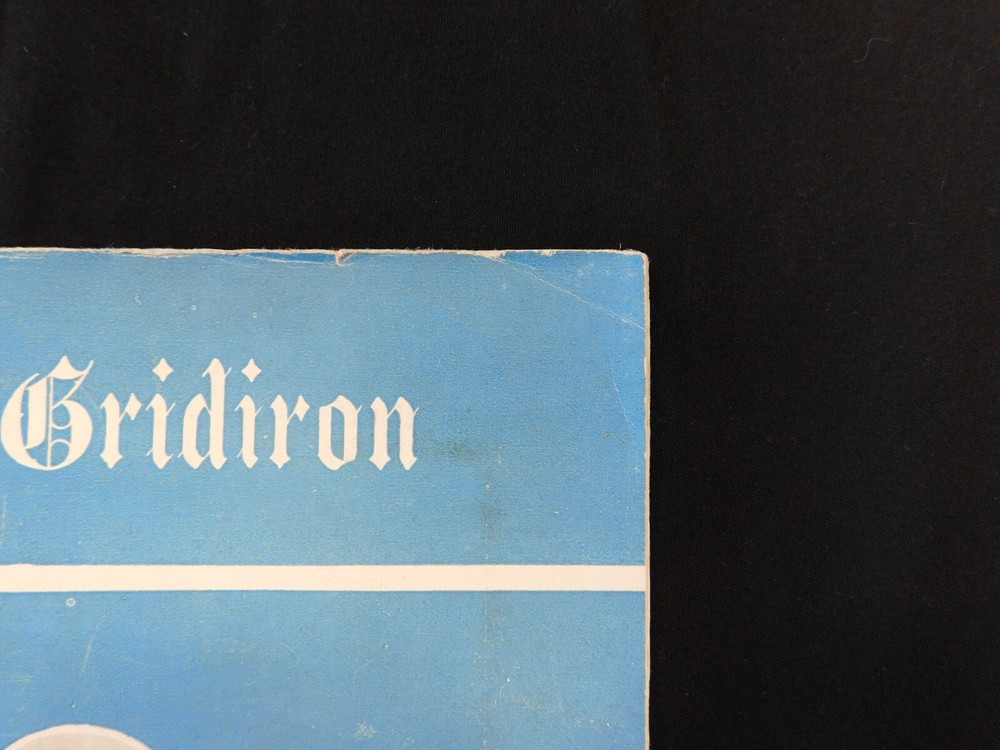 Williamson Gridiron Thanksgiving 1929 Program - Gettysburg Vs F & M