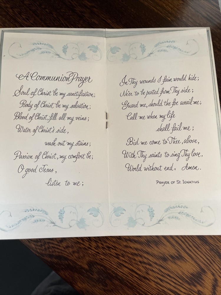 Vintage Communion Keepsake