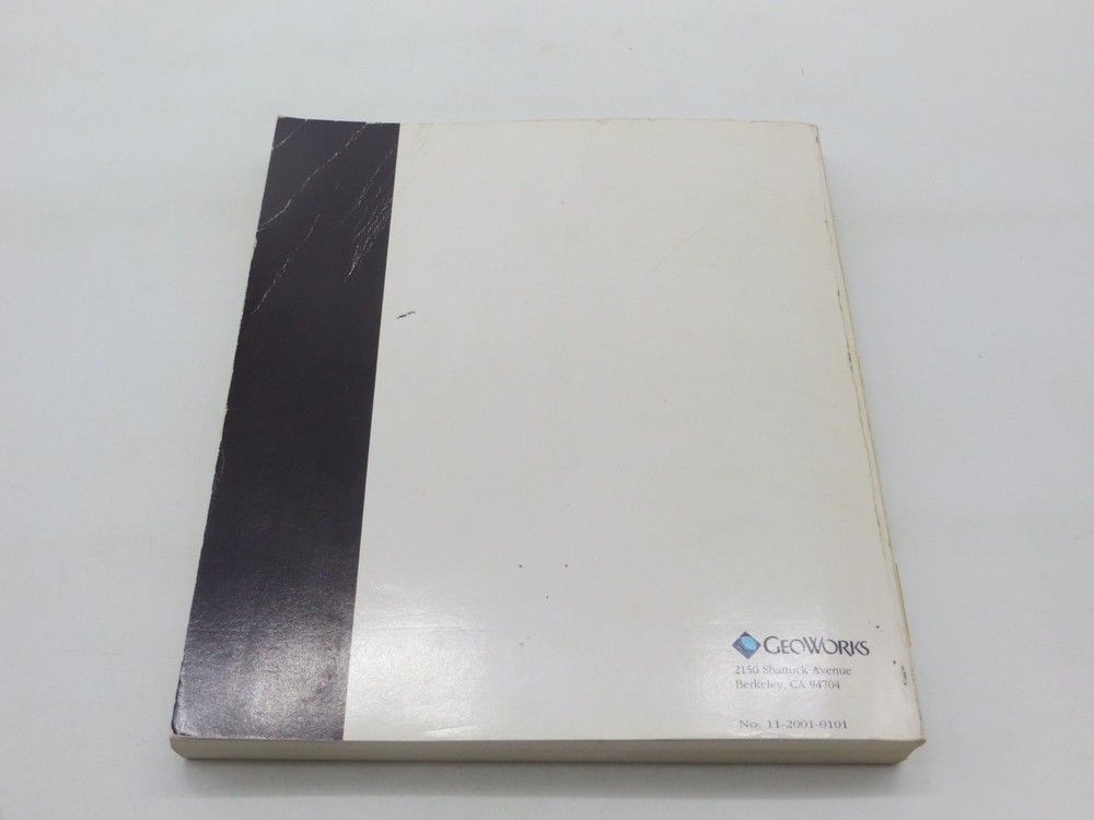 GeoWorks Ensemble Version 1.0 User's Manual vintage 1990 computer reference book