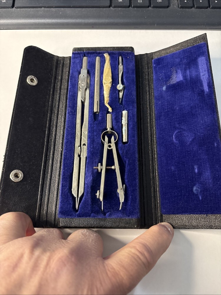 CHARVOZ 1652 Professional Drafting Tool Set Very Nice